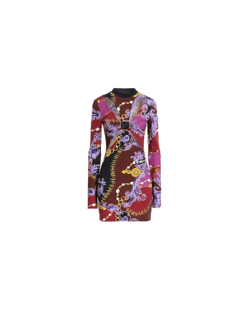 Versace Jeans KLEIDER - Mini-Kleiderauf YOOX.COM Ziegelrot