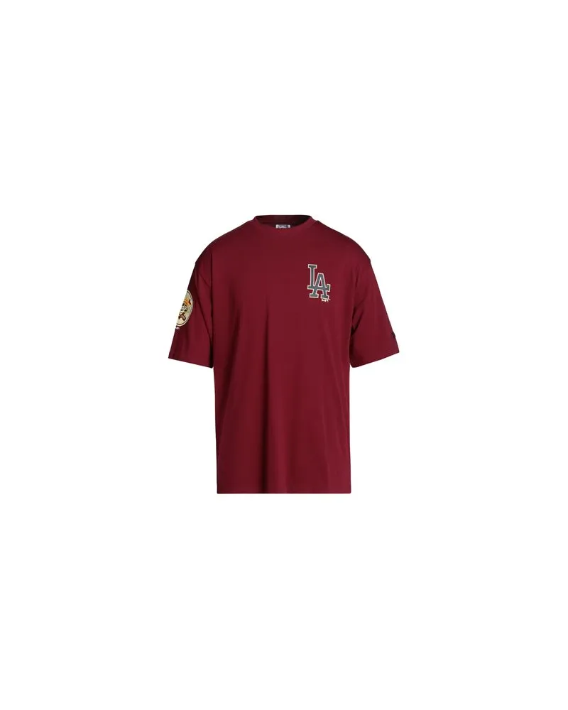 New Era MLB LARGE LOGO OS TEE LOSDODCO    - MLB LARGE LOGO OS TEE LOSDODCO - TOPS - T-shirtsauf YOOX.COM Bordeaux