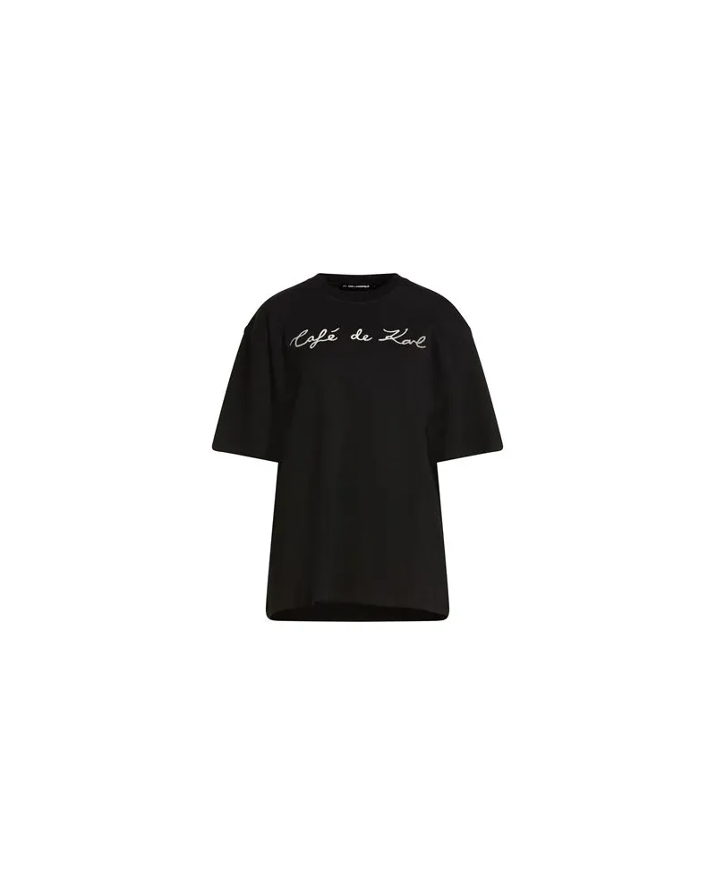 Karl Lagerfeld TOPS - T-shirtsauf YOOX.COM Schwarz