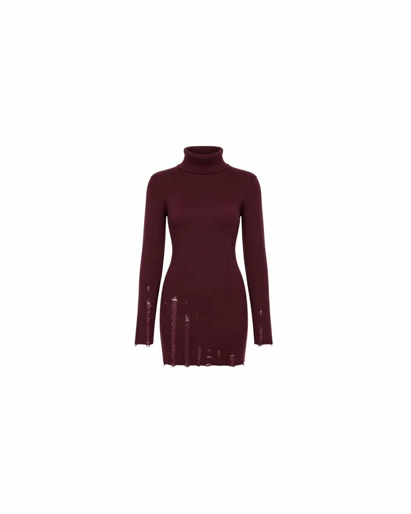 Laneus KLEIDER - Mini-Kleiderauf YOOX.COM Bordeaux