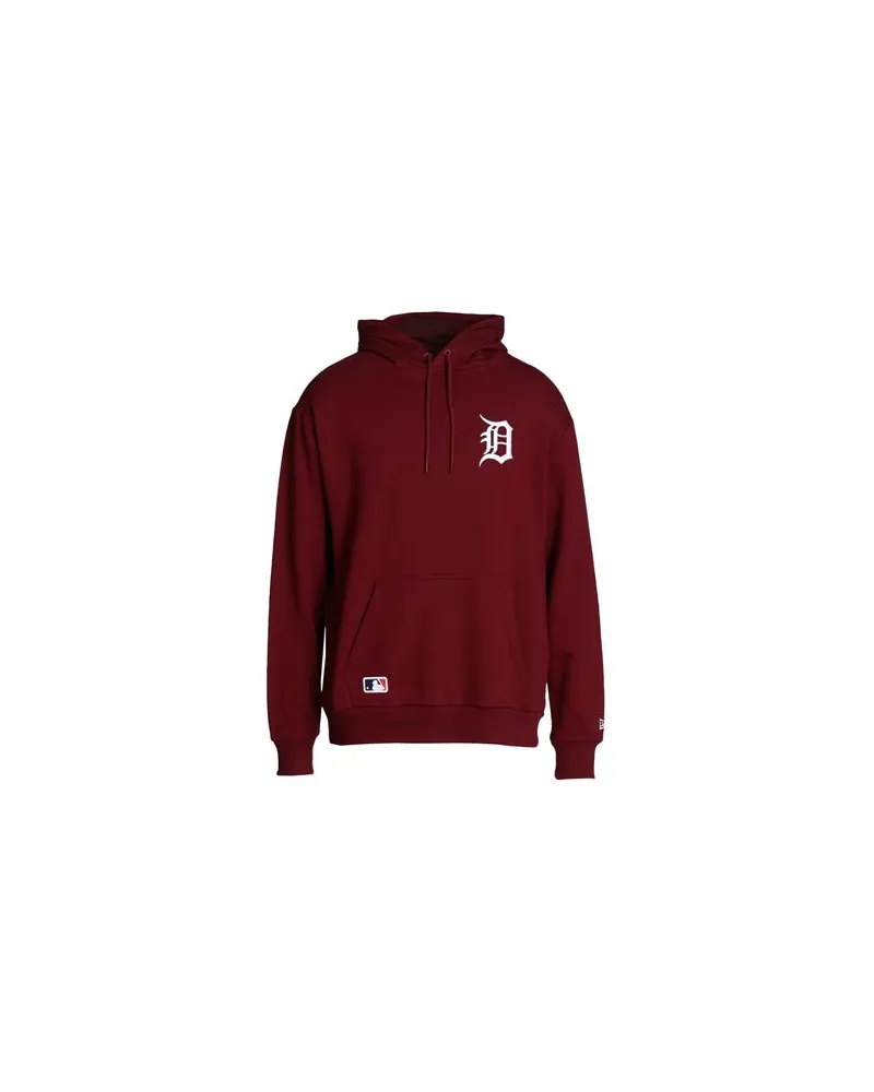 New Era LEAGUE ESSNTLS OS HOODY DETTIG    - LEAGUE ESSNTLS OS HOODY DETTIG - TOPS - Sweatshirtsauf YOOX.COM Bordeaux