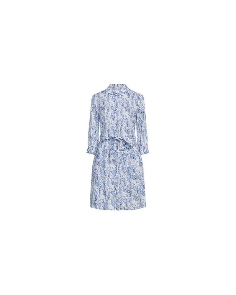 120% Lino KLEIDER - Mini-Kleiderauf YOOX.COM Blau