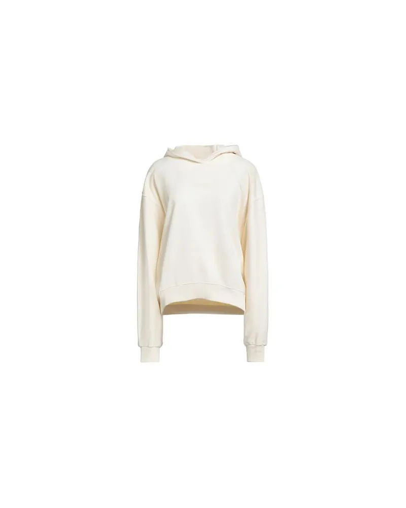 DISCLAIMER TOPS - Sweatshirtsauf YOOX.COM Cremeweiß