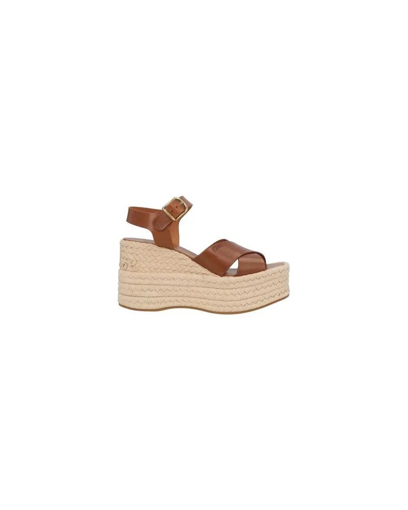 Chloé SCHUHE - Espadrillesauf YOOX.COM Braun