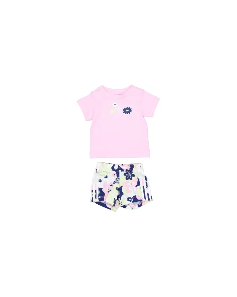 adidas SHORT TEE SET  - NEUGEBORENE - Babykleidung-Setsauf YOOX.COM Rosa