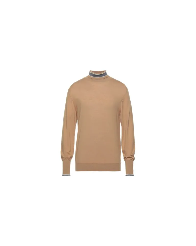 Eleventy STRICKWAREN - Rollkragenpulloverauf YOOX.COM Sand