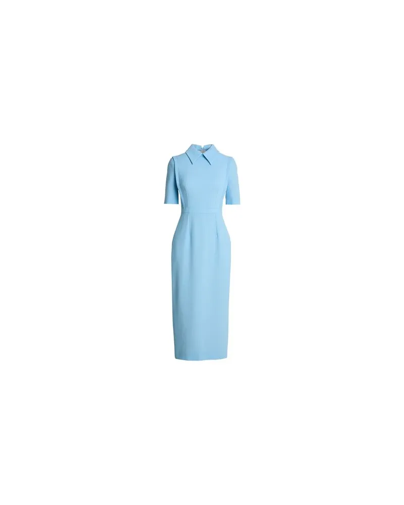 EMILIA WICKSTEAD KLEIDER - Midi-Kleiderauf YOOX.COM Himmelblau