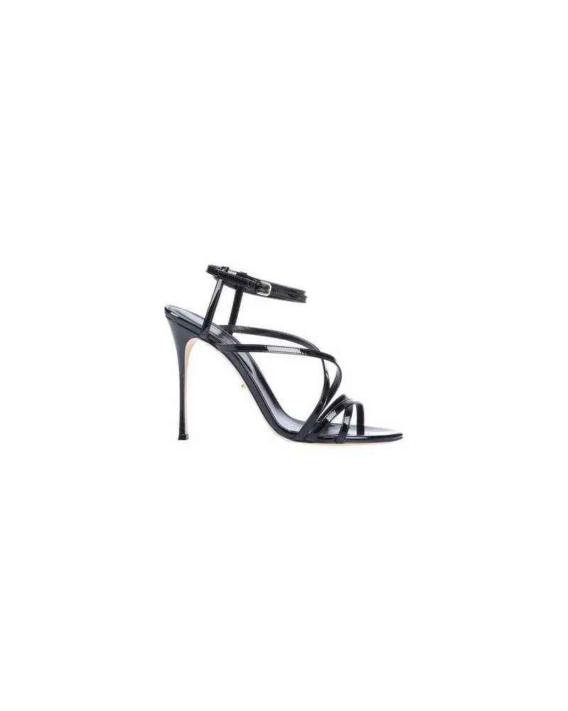 Sergio Rossi SCHUHE - Sandalenauf YOOX.COM Schwarz