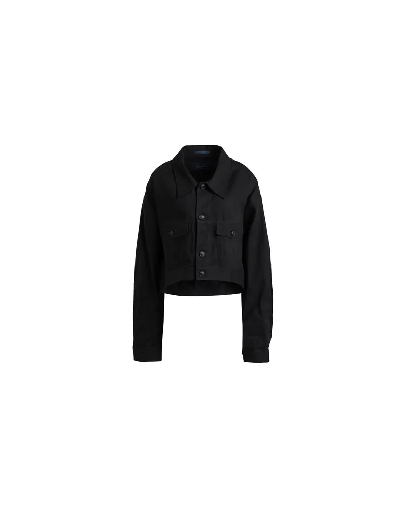 Yohji Yamamoto JACKEN & MÄNTEL - Jeansjacken/Mäntelauf YOOX.COM Schwarz