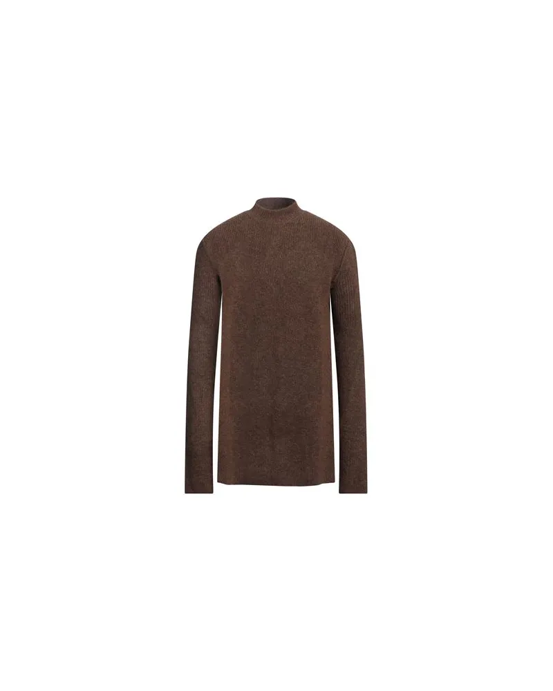 Rick Owens STRICKWAREN - Rollkragenpulloverauf YOOX.COM Braun