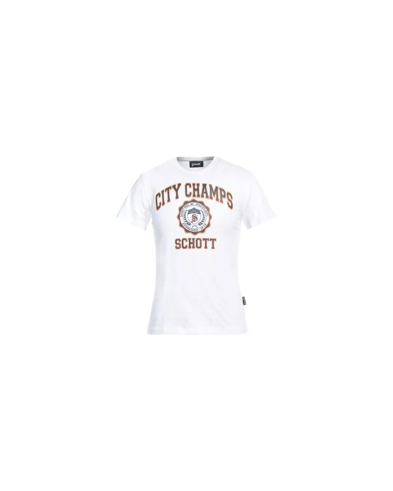 Schott N.Y.C TOPS - T-shirtsauf YOOX.COM Weiß