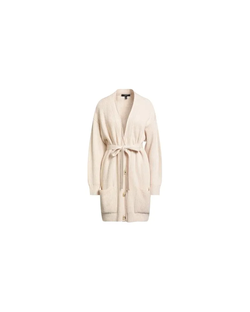 Max Mara STRICKWAREN - Strickjackenauf YOOX.COM Cremeweiß