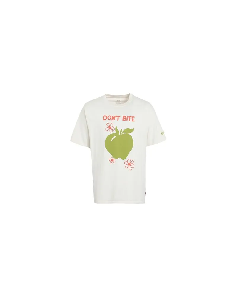 Levi's VINTAGE FIT GRAPHIC TEE  - TOPS - T-shirtsauf YOOX.COM Elfenbein
