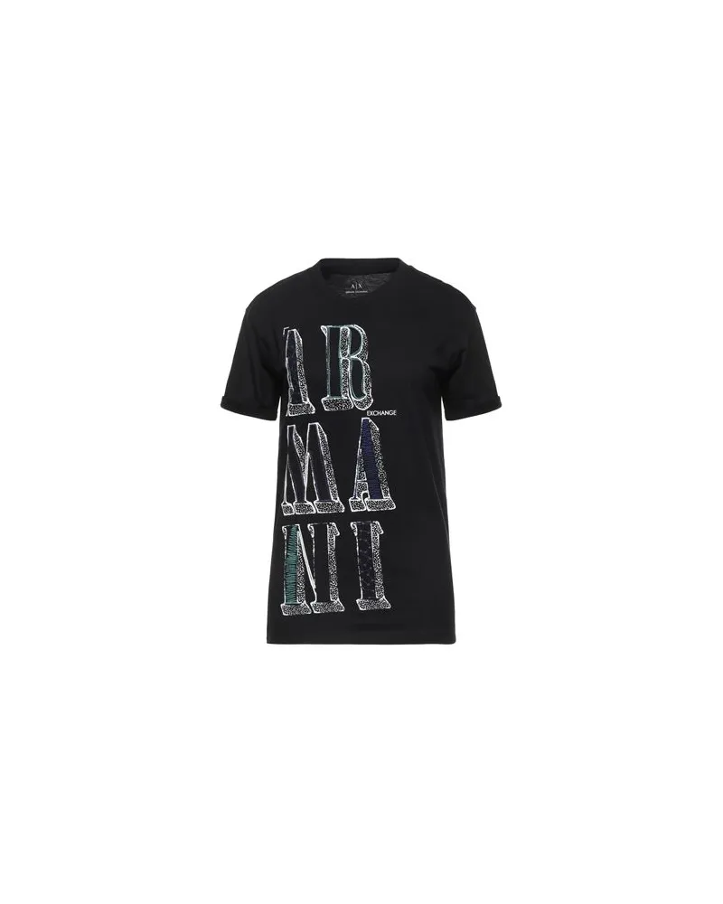 Armani Exchange TOPS - T-shirtsauf YOOX.COM Schwarz