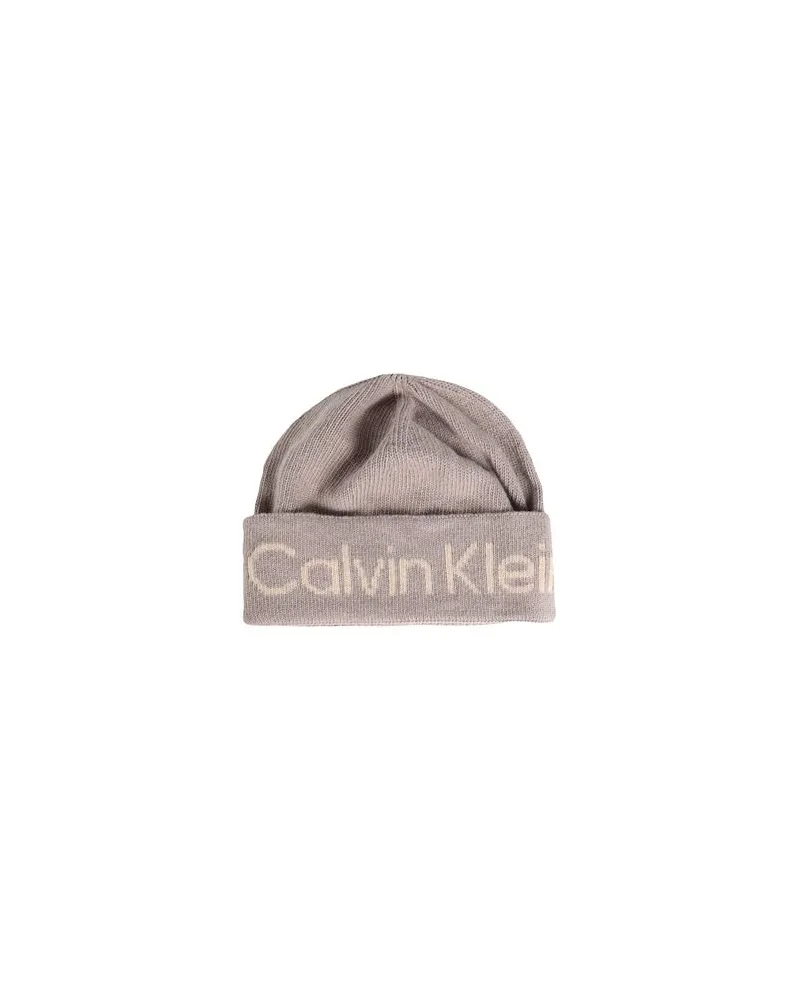 Calvin Klein ACCESSOIRES - Mützen & Hüteauf YOOX.COM Hellbraun