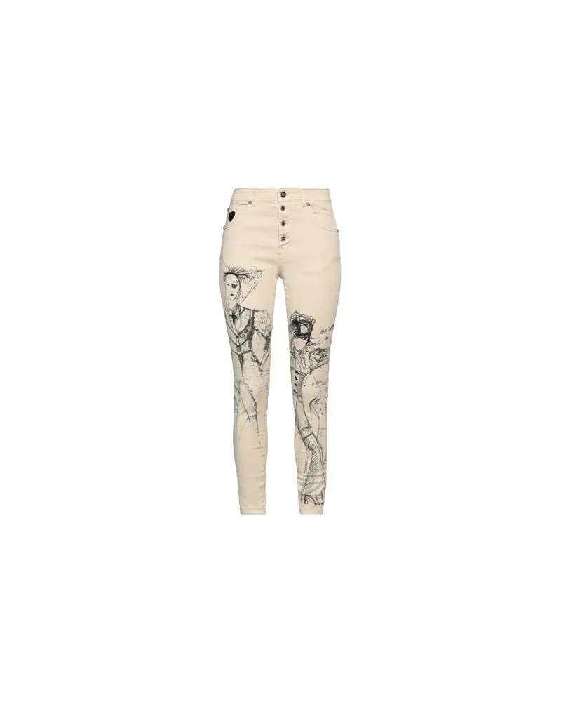 John Richmond HOSEN & RÖCKE - Jeanshosenauf YOOX.COM Beige