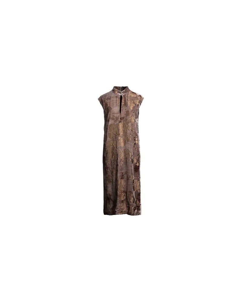 Gentryportofino KLEIDER - Midi-Kleiderauf YOOX.COM Hellbraun