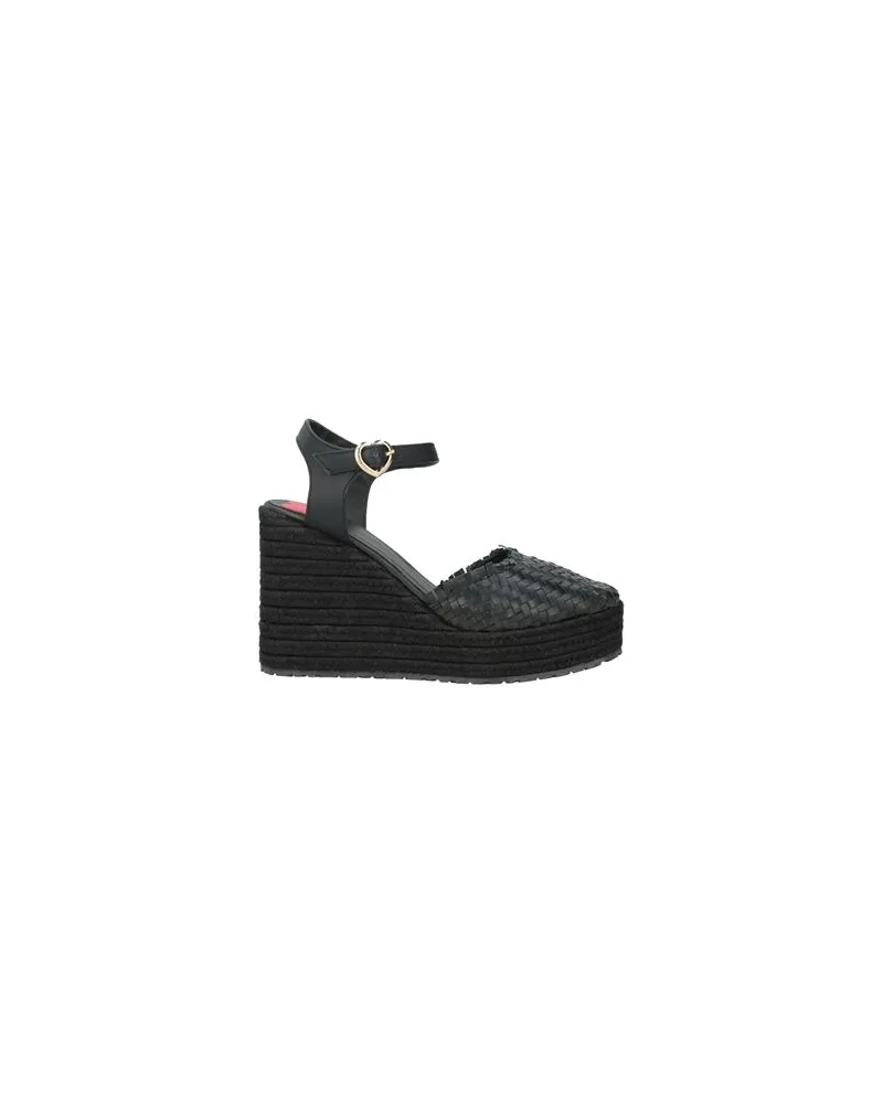 Moschino SCHUHE - Espadrillesauf YOOX.COM Schwarz