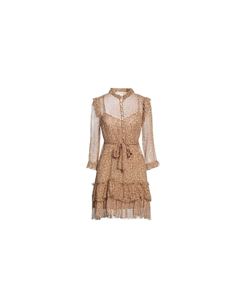 Alessia Zamattio KLEIDER - Mini-Kleiderauf YOOX.COM Khaki
