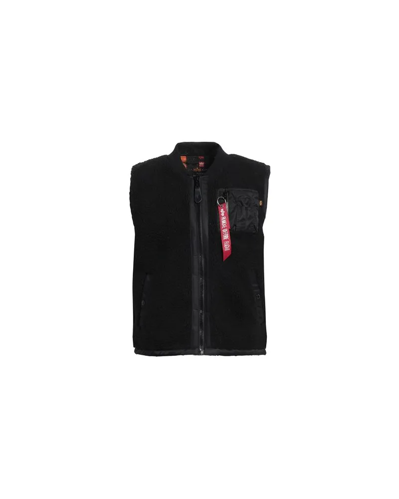 Alpha Industries JACKEN & MÄNTEL - Shearling- & Kunstfellauf YOOX.COM Schwarz