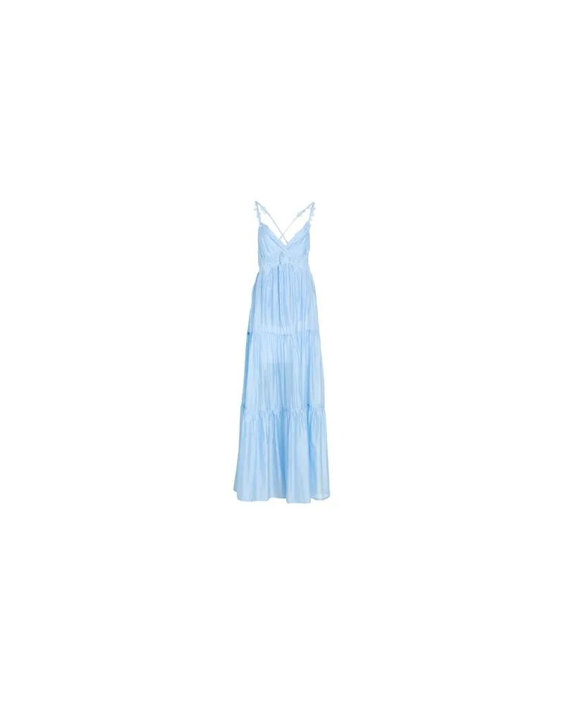 Ermanno Scervino KLEIDER - Maxi-Kleiderauf YOOX.COM Hellblau