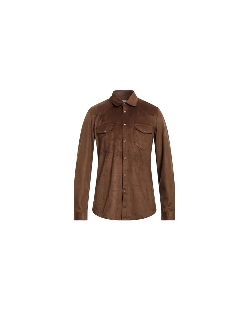 Daniele Alessandrini TOPS - Hemdenauf YOOX.COM Braun