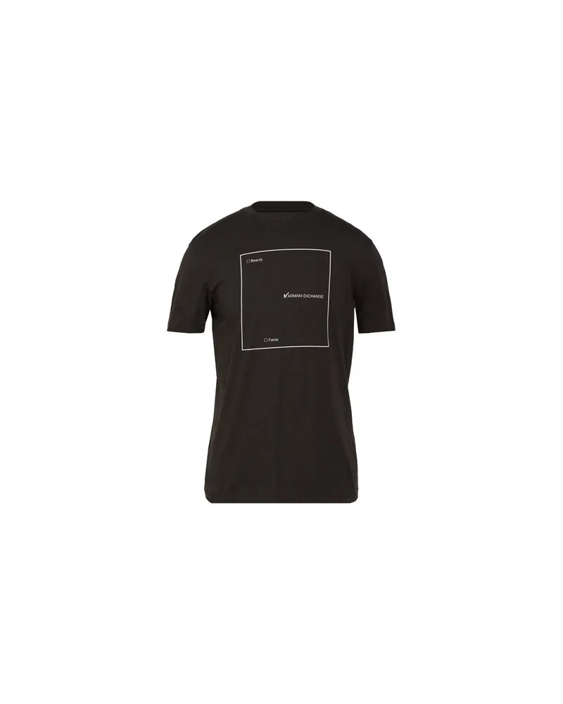 Armani Exchange TOPS - T-shirtsauf YOOX.COM Dunkelbraun