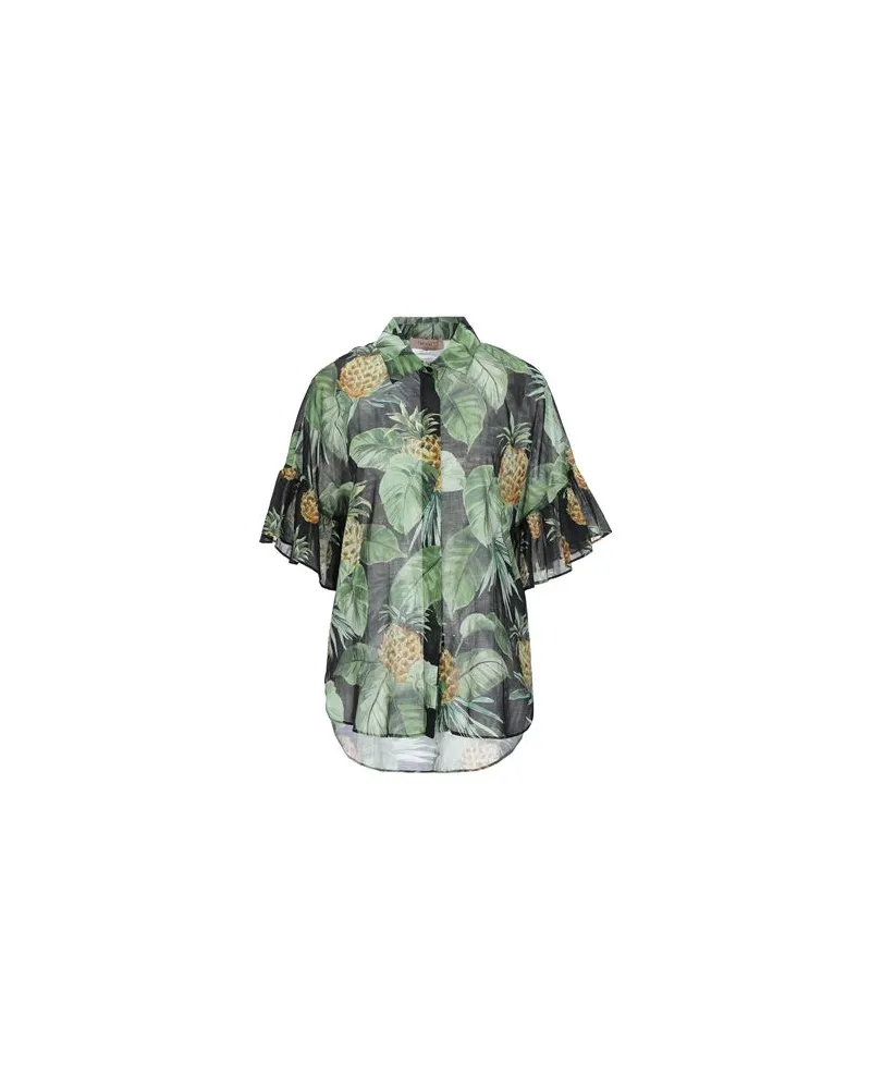 Twin-Set TOPS - Hemdenauf YOOX.COM Grün
