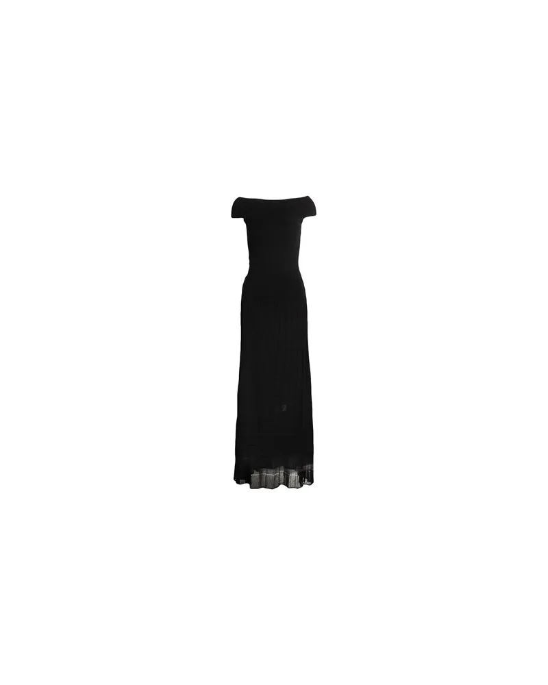 NENETTE KLEIDER - Maxi-Kleiderauf YOOX.COM Schwarz