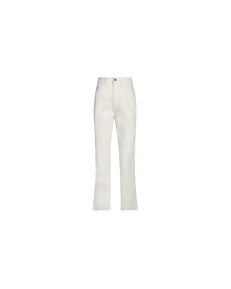 Desigual HOSEN & RÖCKE - Jeanshosenauf YOOX.COM Cremeweiß