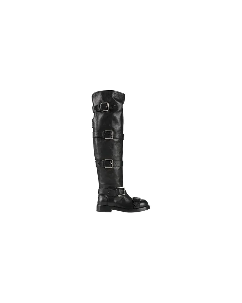 Dolce & Gabbana SCHUHE - Stiefelauf YOOX.COM Schwarz