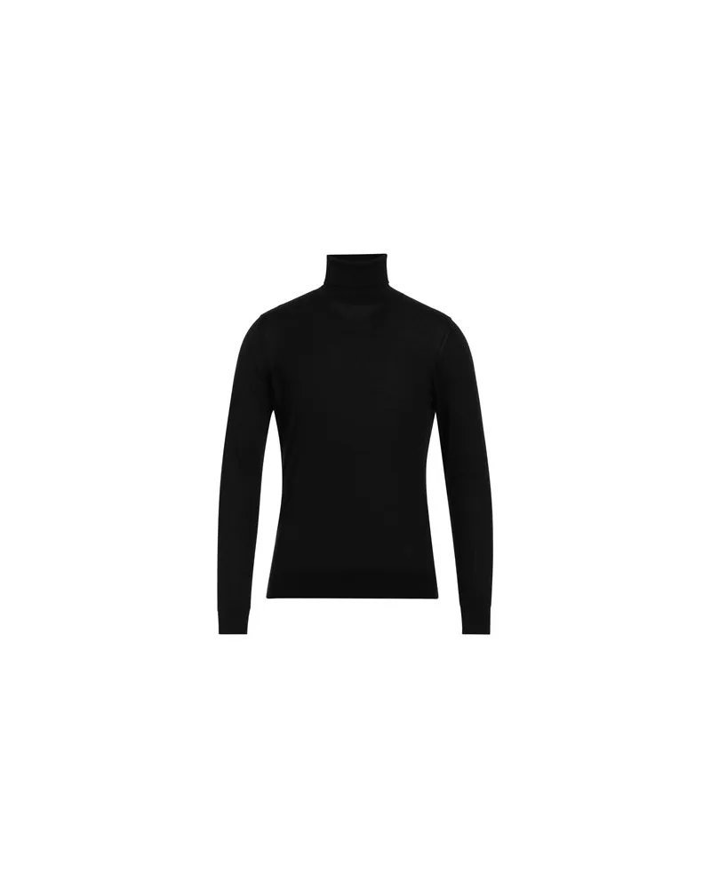 Alpha Studio STRICKWAREN - Rollkragenpulloverauf YOOX.COM Schwarz