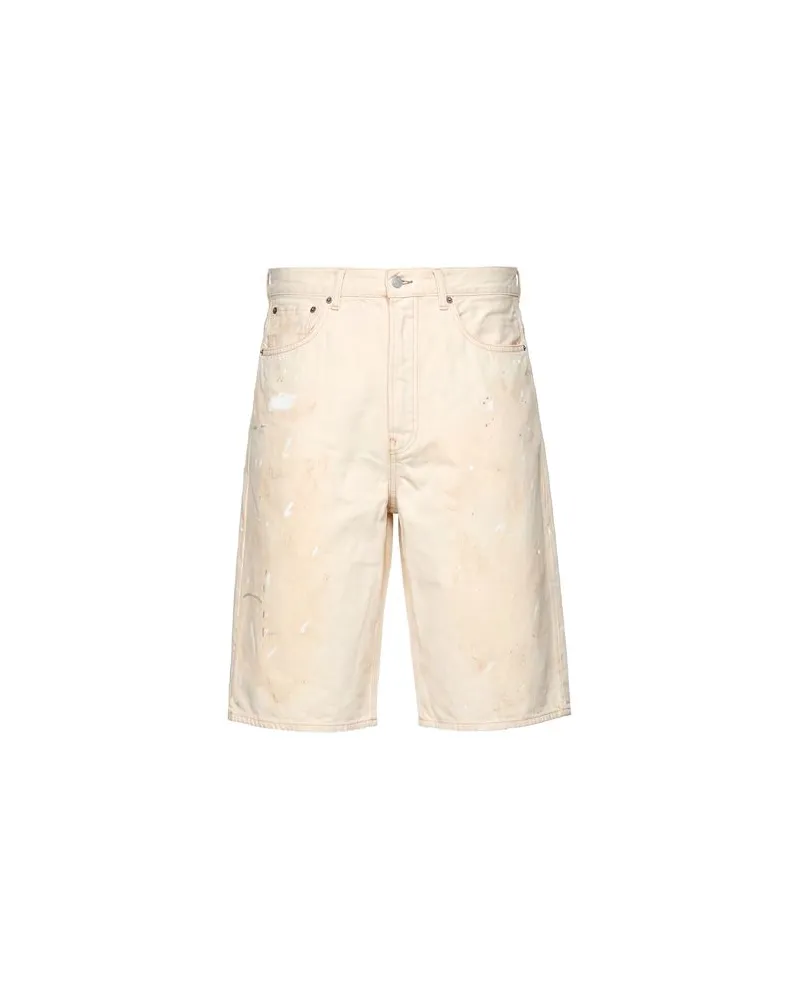 Acne Studios HOSEN & RÖCKE - Jeansshortsauf YOOX.COM Cremeweiß