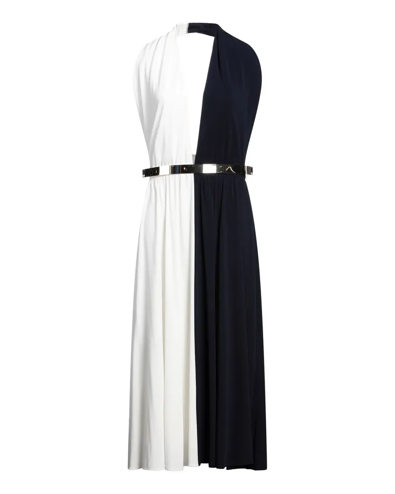 Halston Maxi-Kleid Nachtblau