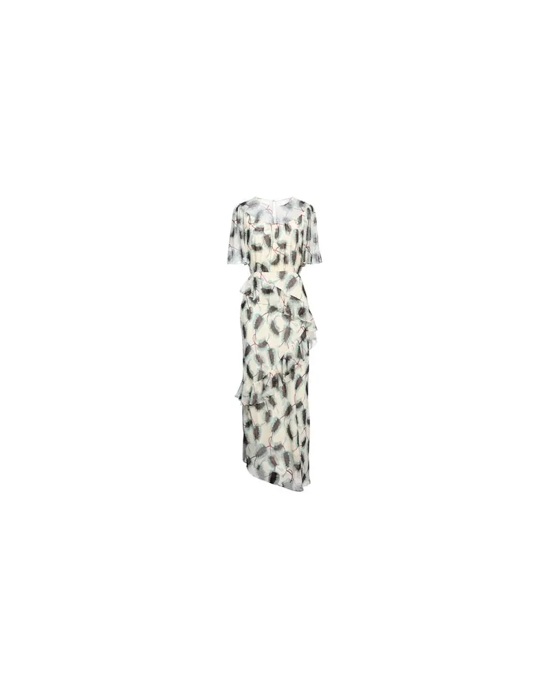 Saloni KLEIDER - Maxi-Kleiderauf YOOX.COM Elfenbein