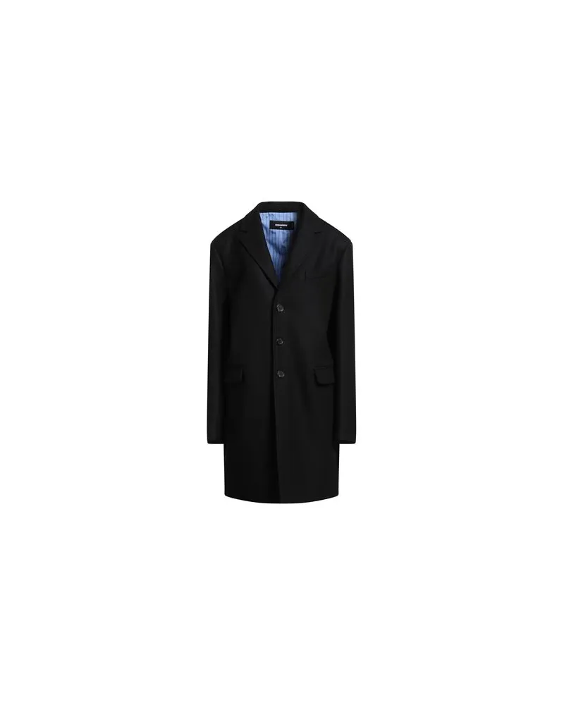 Dsquared2 JACKEN & MÄNTEL - Mäntelauf YOOX.COM Schwarz