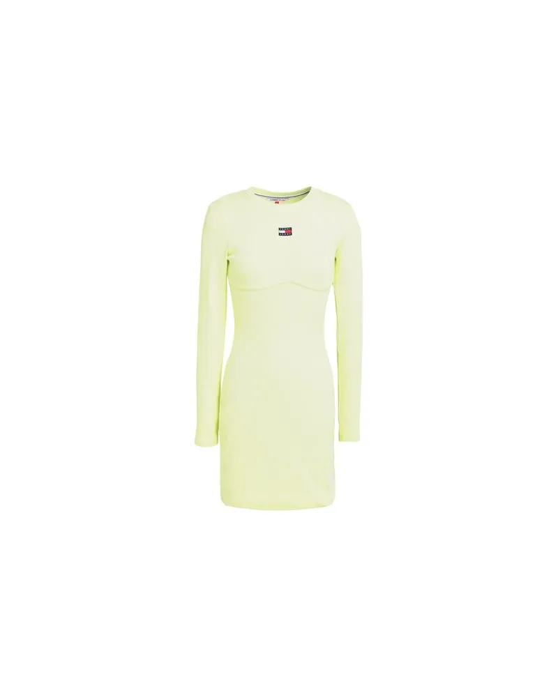 Tommy Hilfiger KLEIDER - Mini-Kleiderauf YOOX.COM Limettengrün