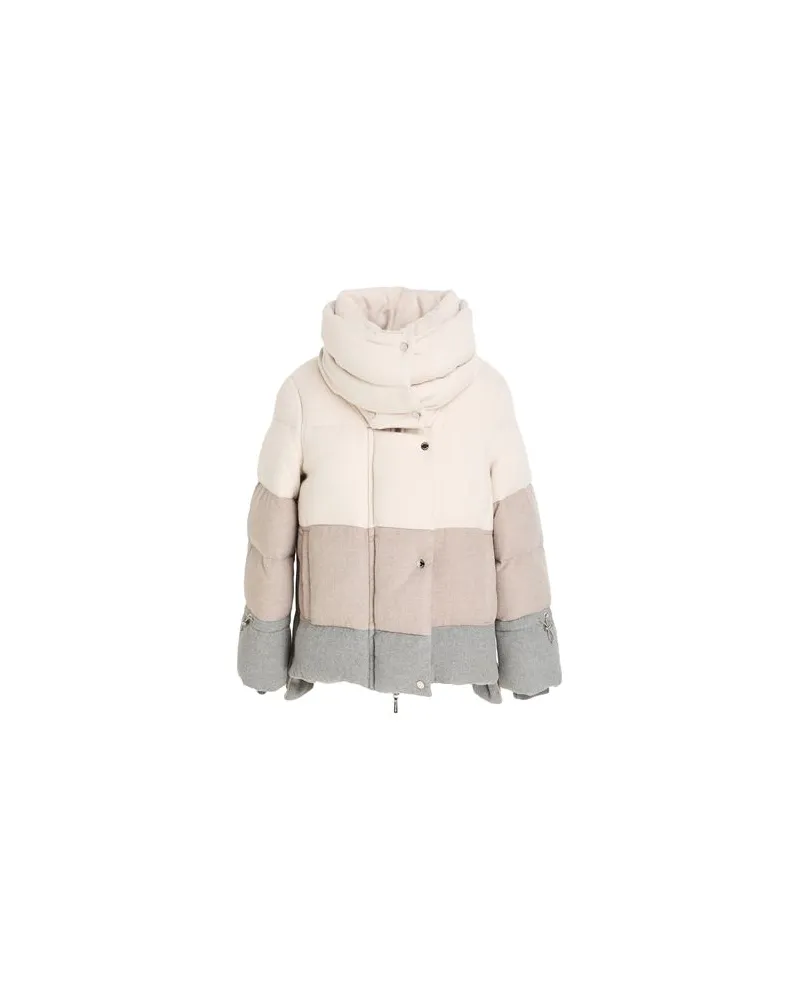 MOORER JACKEN & MÄNTEL - Pufferjacken & Daunenjackenauf YOOX.COM Beige
