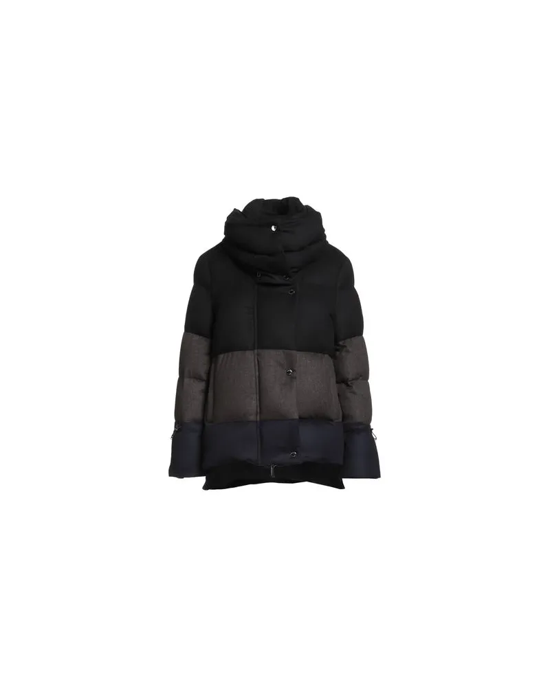 MOORER JACKEN & MÄNTEL - Pufferjacken & Daunenjackenauf YOOX.COM Schwarz