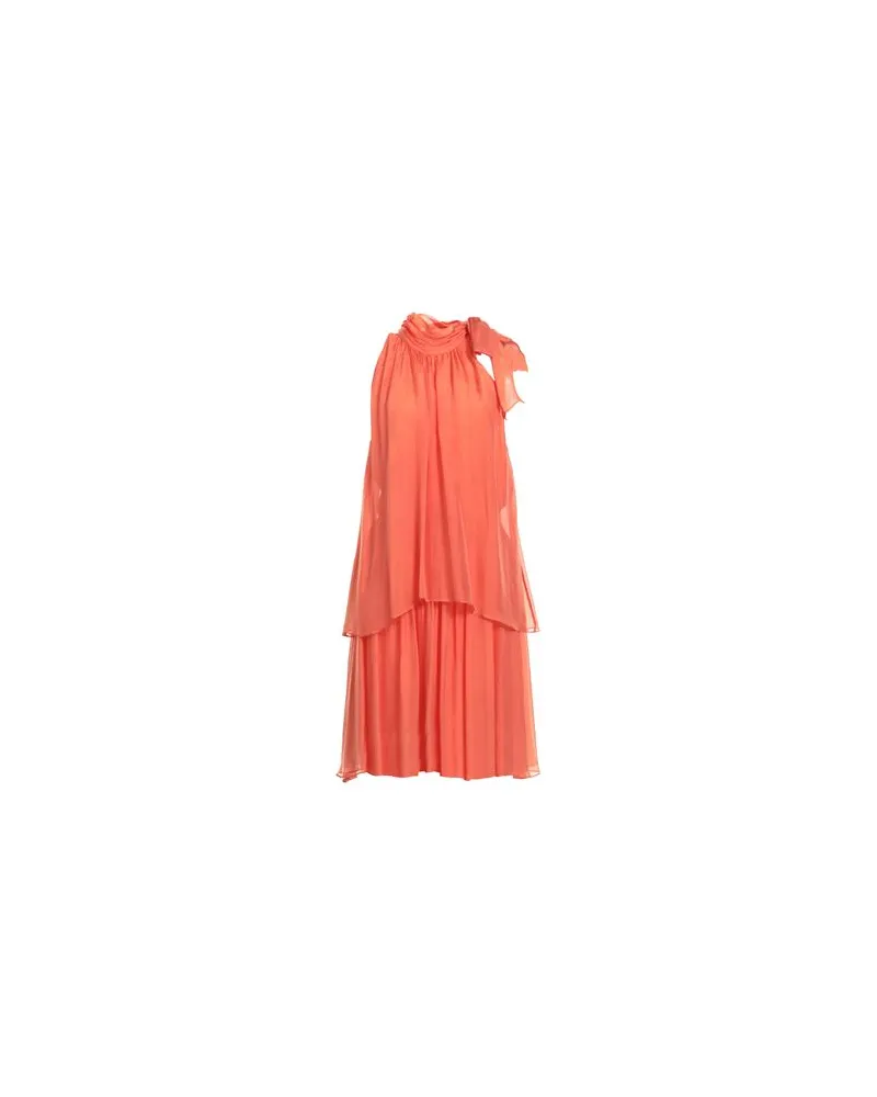 Attic and Barn KLEIDER - Midi-Kleiderauf YOOX.COM Orange