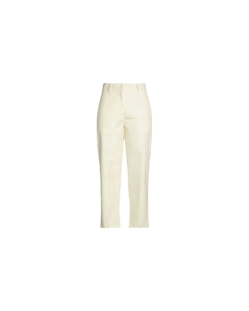 SOLOTRE HOSEN & RÖCKE - Hosenauf YOOX.COM Pastellgelb