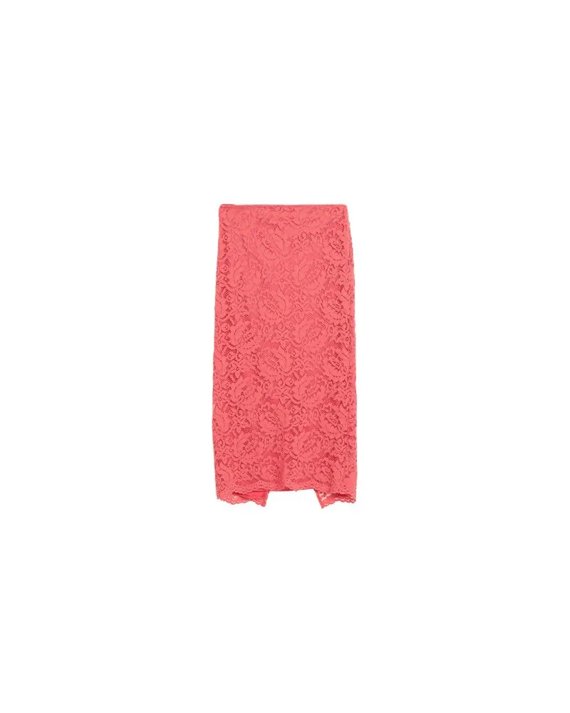 Soallure HOSEN & RÖCKE - Midi-Röckeauf YOOX.COM Lachs