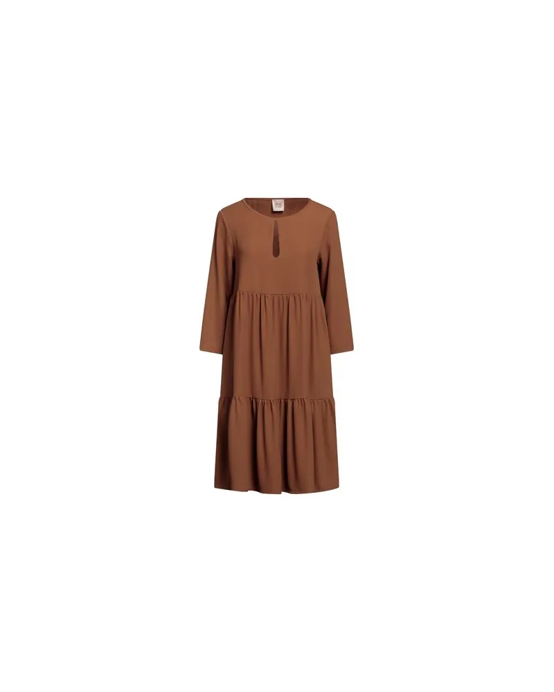 Même Road KLEIDER - Mini-Kleiderauf YOOX.COM Kamel