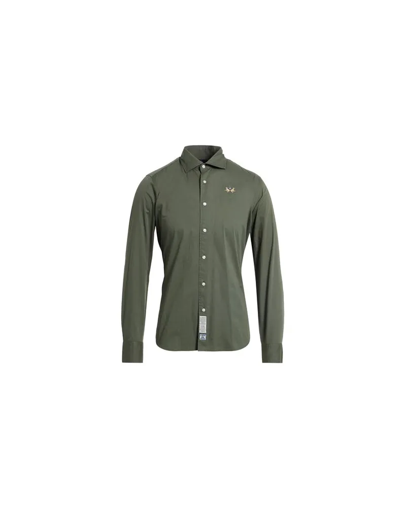 La Martina TOPS - Hemdenauf YOOX.COM Militärgrün
