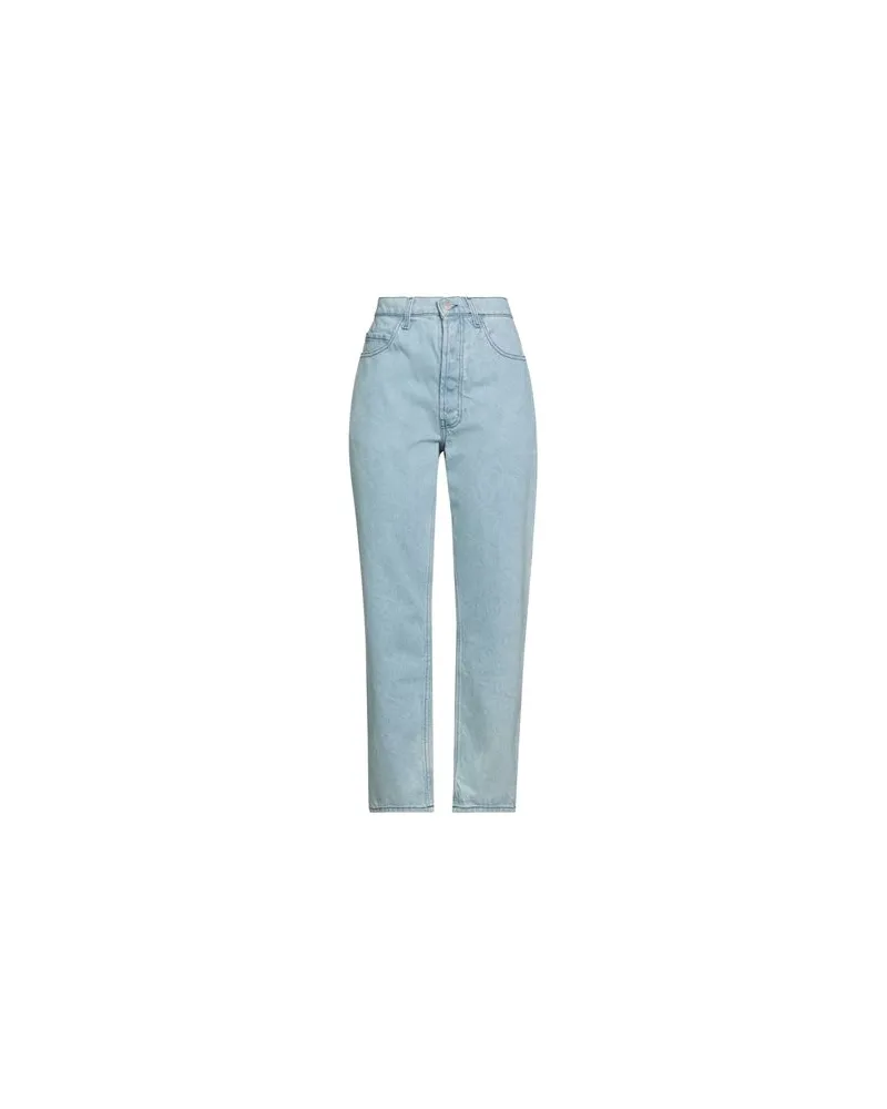 TELA HOSEN & RÖCKE - Jeanshosenauf YOOX.COM Blau