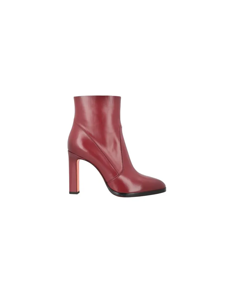 Santoni SCHUHE - Stiefelettenauf YOOX.COM Ziegelrot