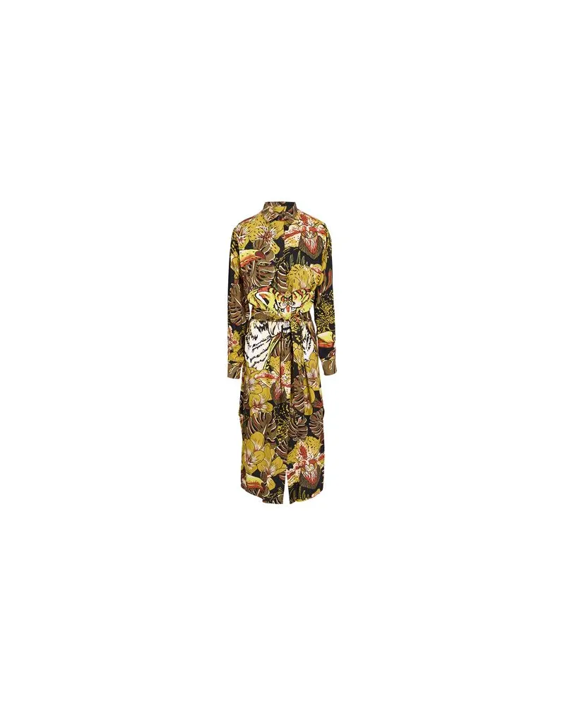 Connor & Blake KLEIDER - Midi-Kleiderauf YOOX.COM Militärgrün
