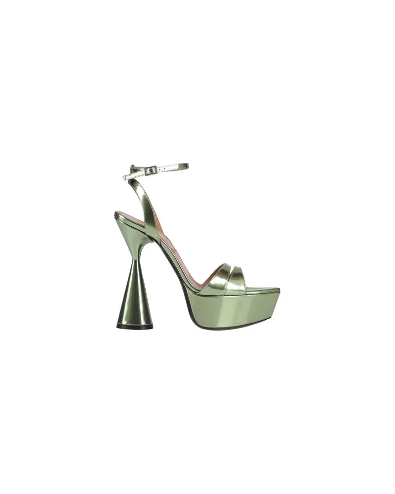 D’Accori SCHUHE - Sandalenauf YOOX.COM Säuregrün