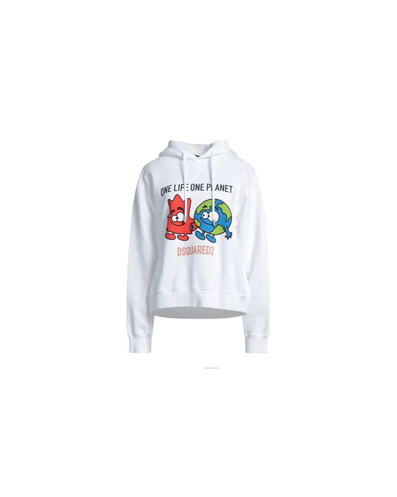 Dsquared2 TOPS - Sweatshirtsauf YOOX.COM Weiß