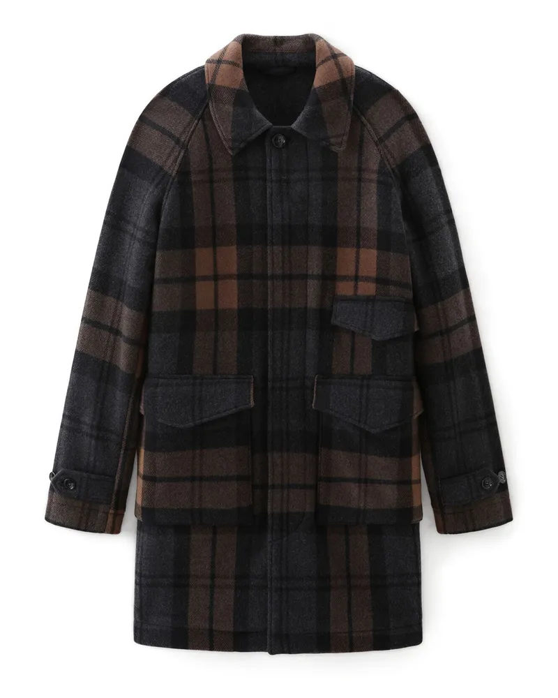 Woolrich Mantel Dunkelbraun